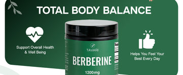 TAVARI Berberine 1200mg | 60 Capsules